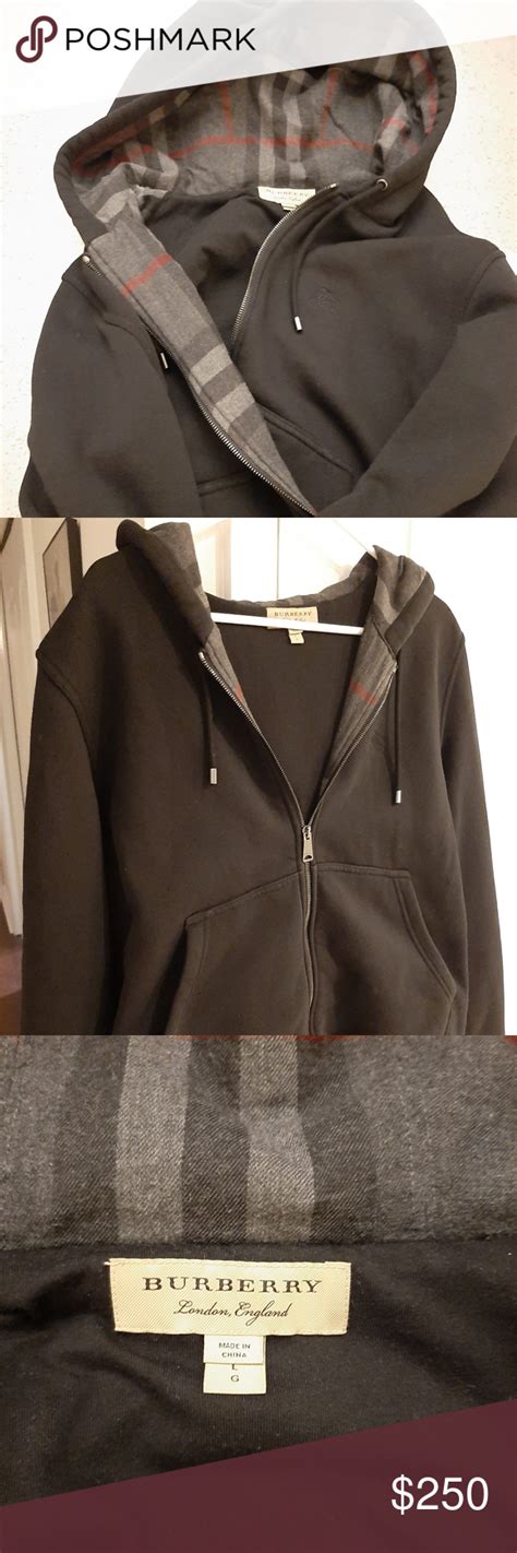 burberry hoodie jacket|authentic Burberry hoodie.